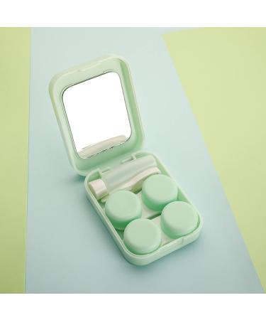 Buy Caruncoo Portable Contact Lens Etui - Cute Pineapple Travel Bag with Mirror | Compact & Colorful Design - Buy Online on GoSupps.com