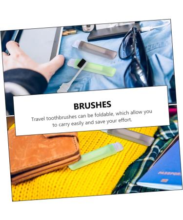 Minkissy 8-Pack Foldable Toothbrush Set - Soft Bristle Travel Accessories for Kids & Orthodontists - Perfect for Children's Dental Hygiene - Buy Online on GoSupps.com