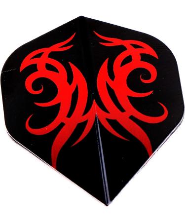 MAXMAU Dart Flights 144 pcs - Professional Standard Shape Replacement Feathers for Steel Tip and Soft Tip Darts - Buy Online on GoSupps.com
