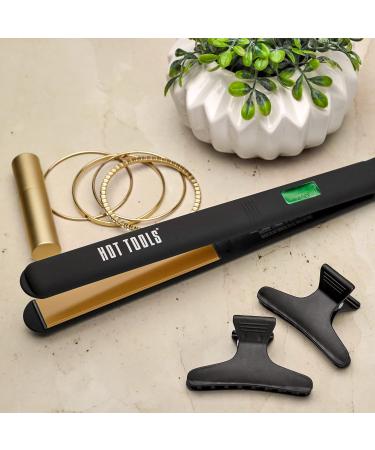 Hot Tools Nano Ceramic Digital Flat Iron with Extra-long Plates 1 Inch - Buy Online on GoSupps.com