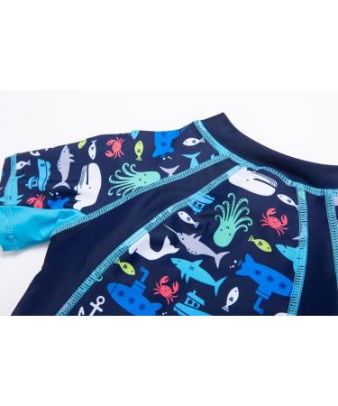 BONVERANO Baby Boy All-in-one Sunsuit/Swimsuit UPF 50+ with Cap | 9-12 Months | Sun Protection & Swimming Costume - Buy Online on GoSupps.com