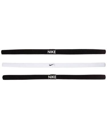 Nike Elastic Hairbands black/white/black
