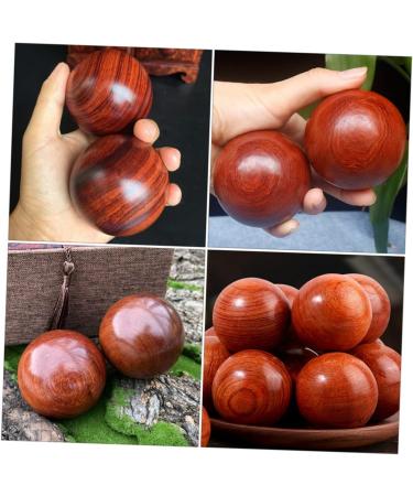 Frcolor Handmade Solid Wood Massage Ball Set - 4 Piece Yoga Roller Balls for Hand & Body Massage - Perfect for Relaxation & Training - Buy Online on GoSupps.com