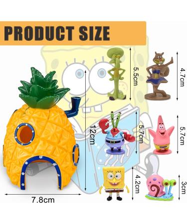 Tyxjj-bf 7Pcs Pineapple Aquarium Decor - Perfect Underwater Decoration for Shrimp & Small Fish - Durable Plastic Accessories - Buy Online on GoSupps.com