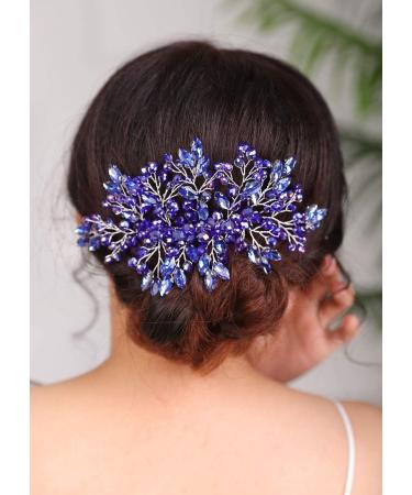 Deniferymakeup Emerald Green Bridal Wedding Comb Gift for Bride Hair Wedding Crystal Comb Hair Piece Vine Green Bridal Comb Wedding Hair Pieces Bridesmaid Comb Hair Green - Buy Online on GoSupps.com