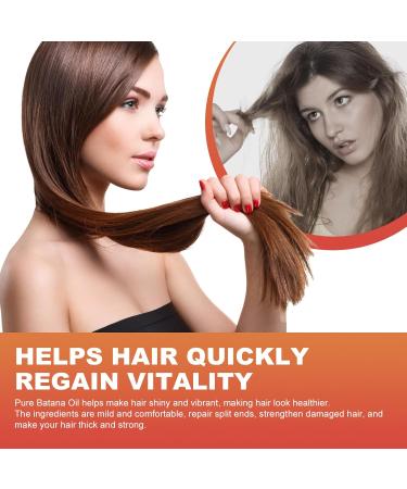 Batana Oil for Hair Growth Raw Batana Oil 100% Batana Oil Organic from Honduras Repairs and Moisturizes Dry Damaged Hair & Scalp Reduces Hair Loss Hair Mask Oil Treatment for All Hair Types (100g) - Buy Online on GoSupps.com