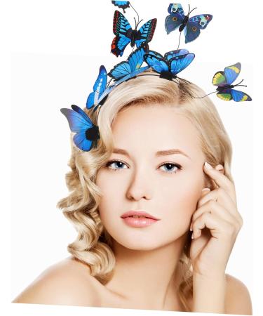 GLSTOY 3d Butterfly Headband Party Decorative Headband Party Decorations Costume Headpiece Party Headpiece Festival Headdress Headband for Festival Cosplay Accessory Party Supplies 24.00X16.00X11.00CM As Shown - Buy Online on GoSupps.com