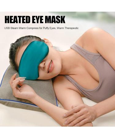 Heated Eye Pad - Electric Heated Eye Patch Comfortable Eye Pad | Temperature Control Eye Pad and Sleeping Accessories for Men Women green - Buy Online on GoSupps.com