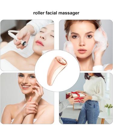 Manual Face Roller Metal Face Massager Lifting Roller Women Skin Care Beauty Rolling Tool For Massaging Neck Chin Eyes Cheekbones Nose Rose Gold Scraping Board + Rose Gold Roller - Buy Online on GoSupps.com