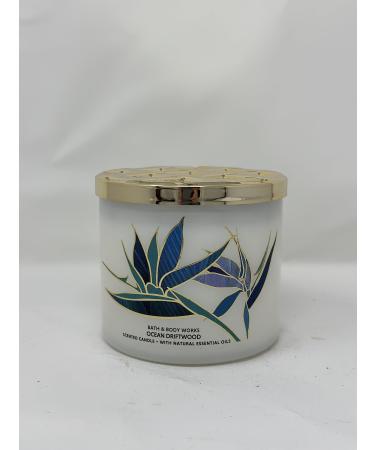 Ocean Driftwood 3 Wick Candle 14.5 oz / 411 g Made with Natural Essential Oil 2023
