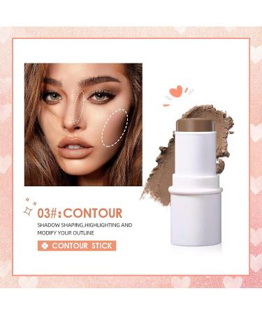 Yeweian Contour Stick 3D Wonder Stick Face Concealer Bronzer Shading Foundation Cream (03 Contour Stick) - Buy Online on GoSupps.com