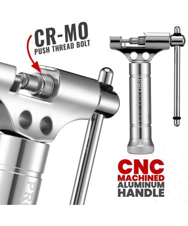 PRO BIKE TOOL Universal Chain Tool with Spare Pushing Pin - 8-12 Speed Chains Splitter - Silver - Buy Online on GoSupps.com
