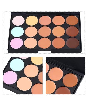 Wishesmar Concealer Palette | 15 Shades Color Corrector & Camouflage Concealer with 8 Makeup Brushes - Perfect for Daily & Professional Use - Buy Online on GoSupps.com