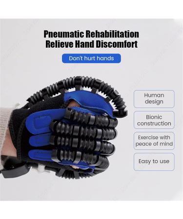 Rehabilitation Robot Gloves Stroke Hemiplegia Rehabilitation Training Equipment Finger Straightening Brace Guard Protector for Hand Function Recovery Right L Large Right - Buy Online on GoSupps.com