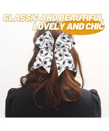 minkissy Elastic Ponytail Holder Soccer Hair Tie Soccer Hair Bow Tie Soccer Hair Accessory for Girl - Buy Online on GoSupps.com