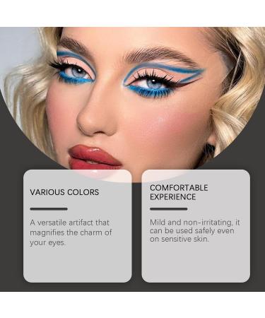 zwxqe Colorful Eyeliner Waterproof Smudge Resistant Eyeliner Eyeliner Set of 8 Multicolor Eye Makeup Pens Moisturizing Fluorescent Eyeliner Neon Eye Makeup for Women Eye and Lip Liner - Buy Online on GoSupps.com