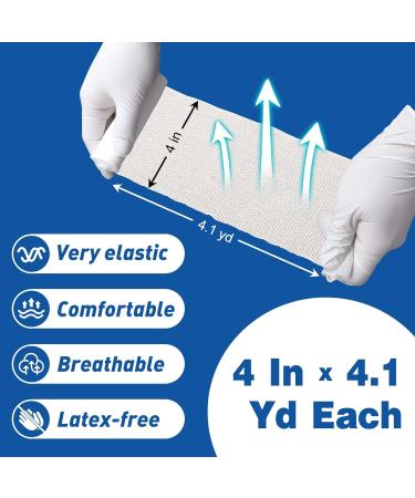 20 Pack 4x4.1 Yards Gauze Rolls Bandages - Premium Medical & First Aid Supplies - Buy Online on GoSupps.com