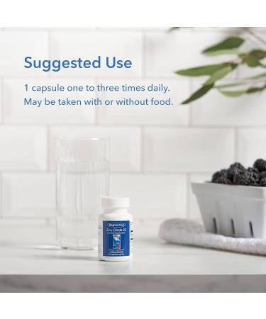Zinc Citrate 25mg by Allergy Research Group - Immune, Mood & Bone Support - 60 Veg Caps - Buy Online on GoSupps.com
