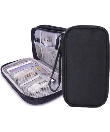 WiDEORnate Diabetes Travel Storage Bag - Carrying Case for Insulin Pens, Glucose Meter, and Supplies (Black) - Buy Online on GoSupps.com