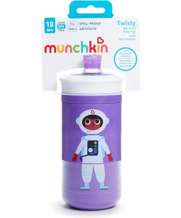 Munchkin Twisty Mix & Match Character Sippy Cup 9 Oz - Purple Characters Design - Buy Online on GoSupps.com