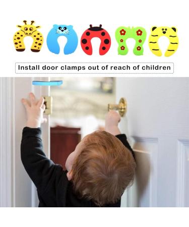 7-Piece Child Safety Door Stopper Foam Set | Finger Pinching Protection for Kids | Clamping Protection for Doors and Windows - Buy Online on GoSupps.com