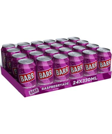 BARR Raspberries since 1875 Multipack Can Low Sugar 24x330 ml - Buy Online on GoSupps.com