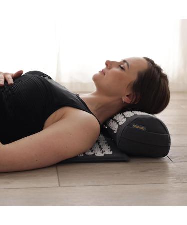 Yoga-Mad Acupressure Pillow for Neck & Shoulders | Acupuncture Massage Roll | Stress Relief & Back Pain Relief Pillows - Buy Online on GoSupps.com