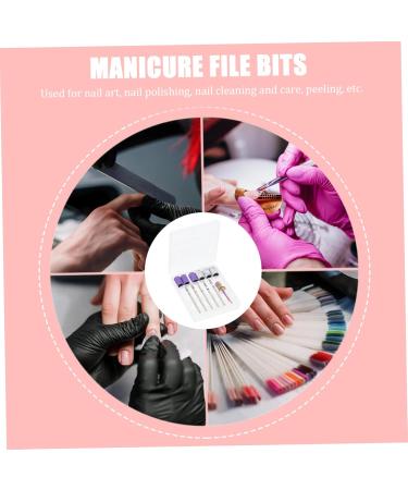 FRCOLOR Manicure File Bits Manicure Drill Bits 1 Set Nail Polisher Corundum Electrical Tools Boxed Carbide Nail Drill Bit Nail File Bits - Buy Online on GoSupps.com