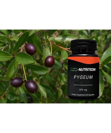 NEO-NUTRITION PYGEUM 500mg Herbal Supplement Men's Health Supplement AFRICANUM BARK Prostate Health Urinary Flow Drive Sleep Hair Loss - Buy Online on GoSupps.com