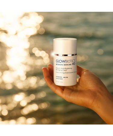 Glowbiotics Probiotic Multi-Brightening Cream - Dark Spot Corrector & Anti-Aging Face Moisturizer - 1.7 oz - Vitamin C & Peptides for Dry Hormonal Skin - Buy Online on GoSupps.com