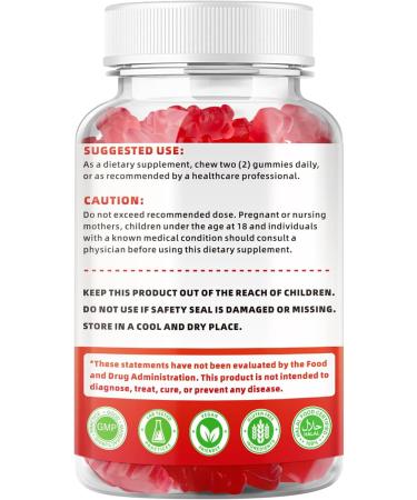 Berberine Gummies with Ceylon Cinnamon High Potency Berberine HCL Supplement for Immune Support Sugar Free Vegan Strawberry Flavor 60 Count Strawberry 60 Count (Pack of 1) - Buy Online on GoSupps.com