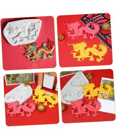 STOBOK Mold Chocolates Baking Tool Silicone Candy Party Chocolate DIY Chocolate Mould Chocolate Making Tools Fondant Making Baking Supplies Dragon Shape Clay Fudge Silica Gel - Buy Online on GoSupps.com
