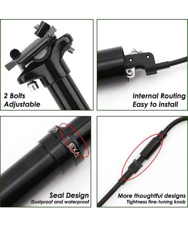 JFOYH EXA Form 900i Dropper Seatpost 31.6mm x 395mm - 120mm Travel | Remote Cable Control - Buy Online on GoSupps.com