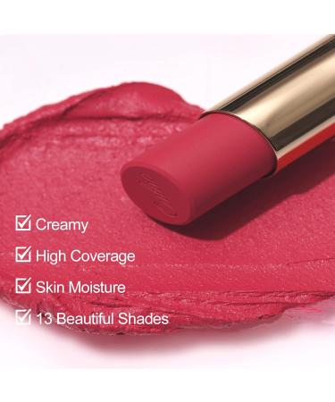 Oulac Pink Lipstick & Blush | Highly Pigmented Multi-Use Blush Stick | Hydrating Long-Lasting Vegan Lip Cream (Y04 Super Girl) - 3.6g - Buy Online on GoSupps.com