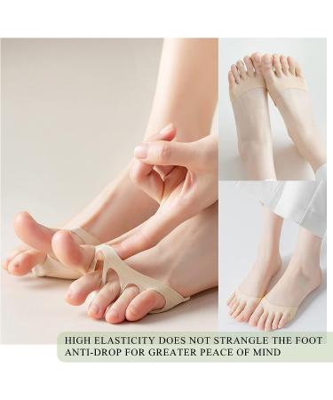 JEVRKAPZ Metatarsal Forefoot Pads for High Heels - 6 Pairs Honeycomb Fabric Cushions for Pain Relief - Buy Online on GoSupps.com