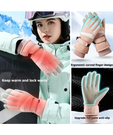 Buy Waterproof Warm Winter Gloves for Women - Thermal Ski & Touchscreen Windproof Gloves - Ideal for Hiking Cycling & Motorcycling - Buy Online on GoSupps.com