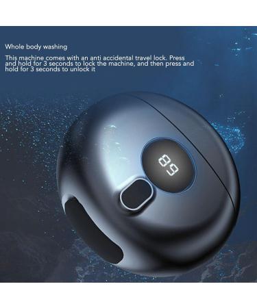 USB Rechargeable Beard Trimmer Electric Beard Trimmer Smart Digital Display Mini Chest Trimming (Gray) - Buy Online on GoSupps.com