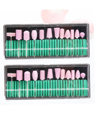 Ipetboom Nail Grinding Head 2 Nail Drill Bits Nail Drill Tool Grinding Head Manicure Manicure Drill Bits - Buy Online on GoSupps.com