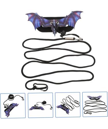 POPETPOP 1 Set Lizard Leash Blue Vest Amphibia Gecko Vest Harness Lizard Leash and Harness Reptile Harness Outdoor Reptiles Strap Outdoor Lizard Strap Animal Purple 17X7X0.1CM Purple - Buy Online on GoSupps.com