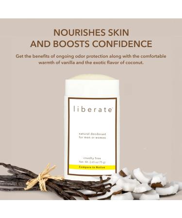 Lisa & Michelle Natural Deodorant - Coconut Vanilla Paraben & Aluminum Free Unisex Antiperspirant for Women & Men - Shop Internationally - Buy Online on GoSupps.com