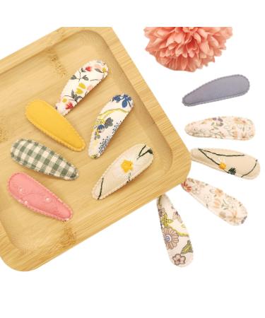 Lyxoto 20-Piece Colorful Hair Clips for Girls & Women | Slipproof Metal Hair Accessories | Embroidered Floral Designs | 5cm Long - Style 2 - Buy Online on GoSupps.com