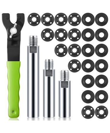 Jeu de cl s d'angle bride pour meuleuse - Pi ce de rechange - Texture m tallique - Parfait pour un usage professionnel