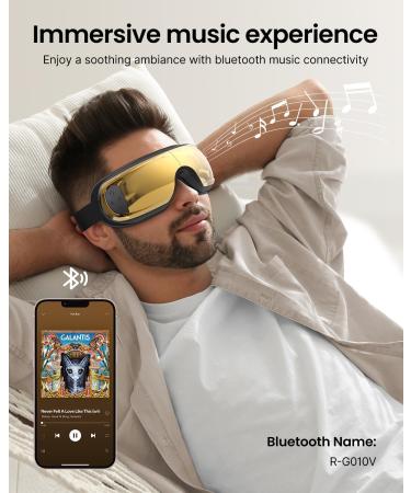 RENPHO Eye Massager with Heat & Cooling - FSA/HSA Eligible Voice Controlled DIY Settings - Perfect Relaxation Gift for Men & Women - Buy Online on GoSupps.com