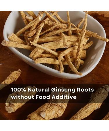 Baumann Wisconsin Ginseng Assorted Whole Roots 4 oz - 100% Natural Panax Ginseng Herb Pure Dried American Ginseng for Enhanced Energy - Buy Online on GoSupps.com