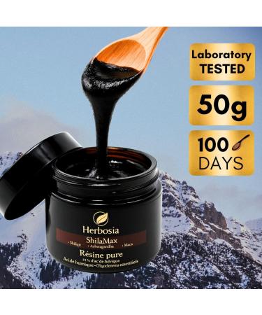Shilajit maca ashwaganda formule triple action R sine pure de Shilajit 100% naturelle | Riche en acide fulvique et oligo l ments | nergie vitalit & performance - Buy Online on GoSupps.com