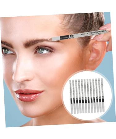 Healeved 48 Pcs Lying Silkworm Eyeliner Glitter Highlighter Waterproof Eyeliner Pen Eyebrow Pencil Wood White - Buy Online on GoSupps.com