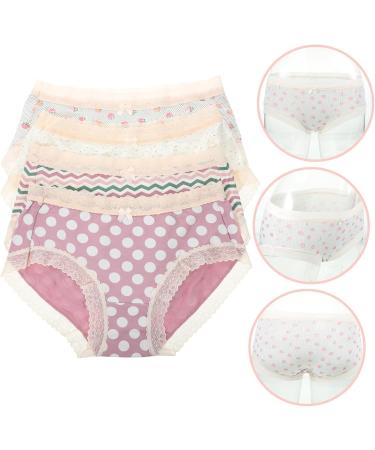 Orfofe Women's 4-Piece Printed Breathable Briefs - Low Waist Comfortable Underwear Gifts - Buy Online on GoSupps.com
