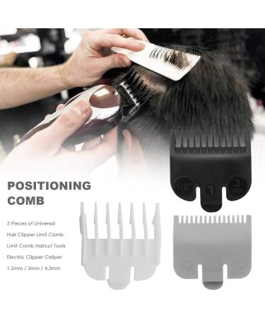ciyeu 3 Pieces of Universal Hair Clipper Limit Comb Limit Comb Haircut Tools Electric Clipper Caliper 1.5mm / 3mm / 4.5mm - Buy Online on GoSupps.com