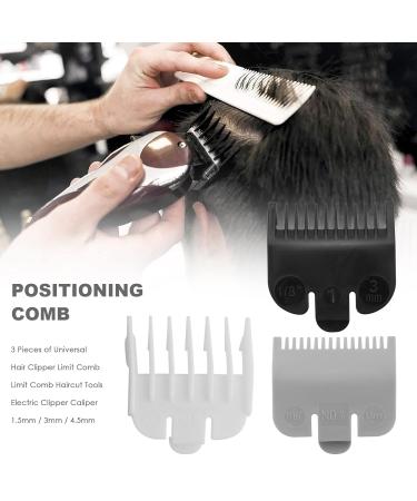 Buy 3 Universal Hair Clipper Limit Combs - 1.5mm 3mm 4.5mm Haircut Tools for Perfect Trims | International Shipping Available - Buy Online on GoSupps.com