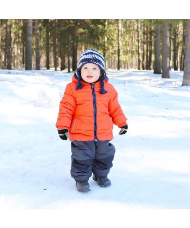QKURT Toddler Knitted Mittens - 3 Pairs - Thick Fleece Lined Full Finger Gloves for Boys and Girls - Buy Online on GoSupps.com